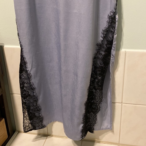 H&M COACHELLA SIZE 4 like new no tags. Smoky blue and black lace - Picture 2 of 6